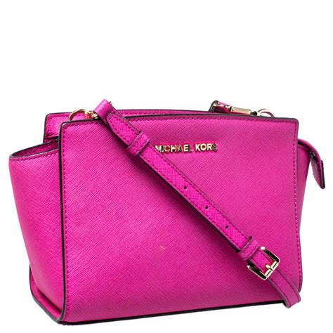 michael kors flap top bag with hot pink trim|Recommended michael kors hot pink handbag by Style .